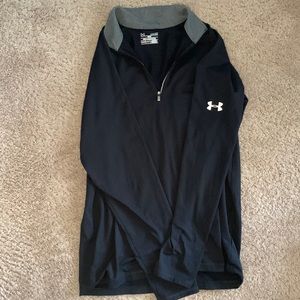 Mens under Armour 1/4 zip! All black